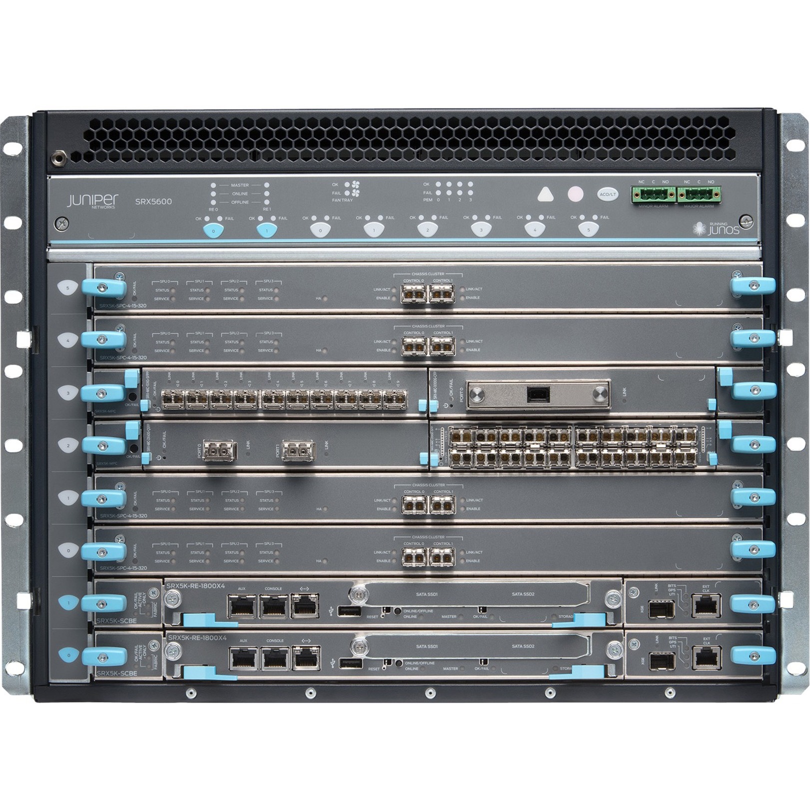 Juniper SRX5600 Services Gateway - 10 - 1 Year - front view