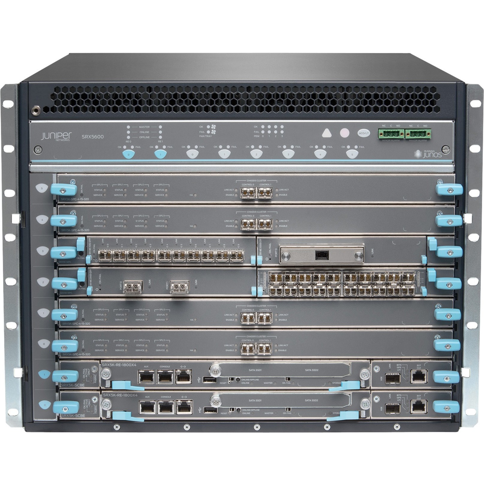 Juniper SRX5600 Services Gateway - 10 - 10 Gigabit Ethernet - Rack-mountable