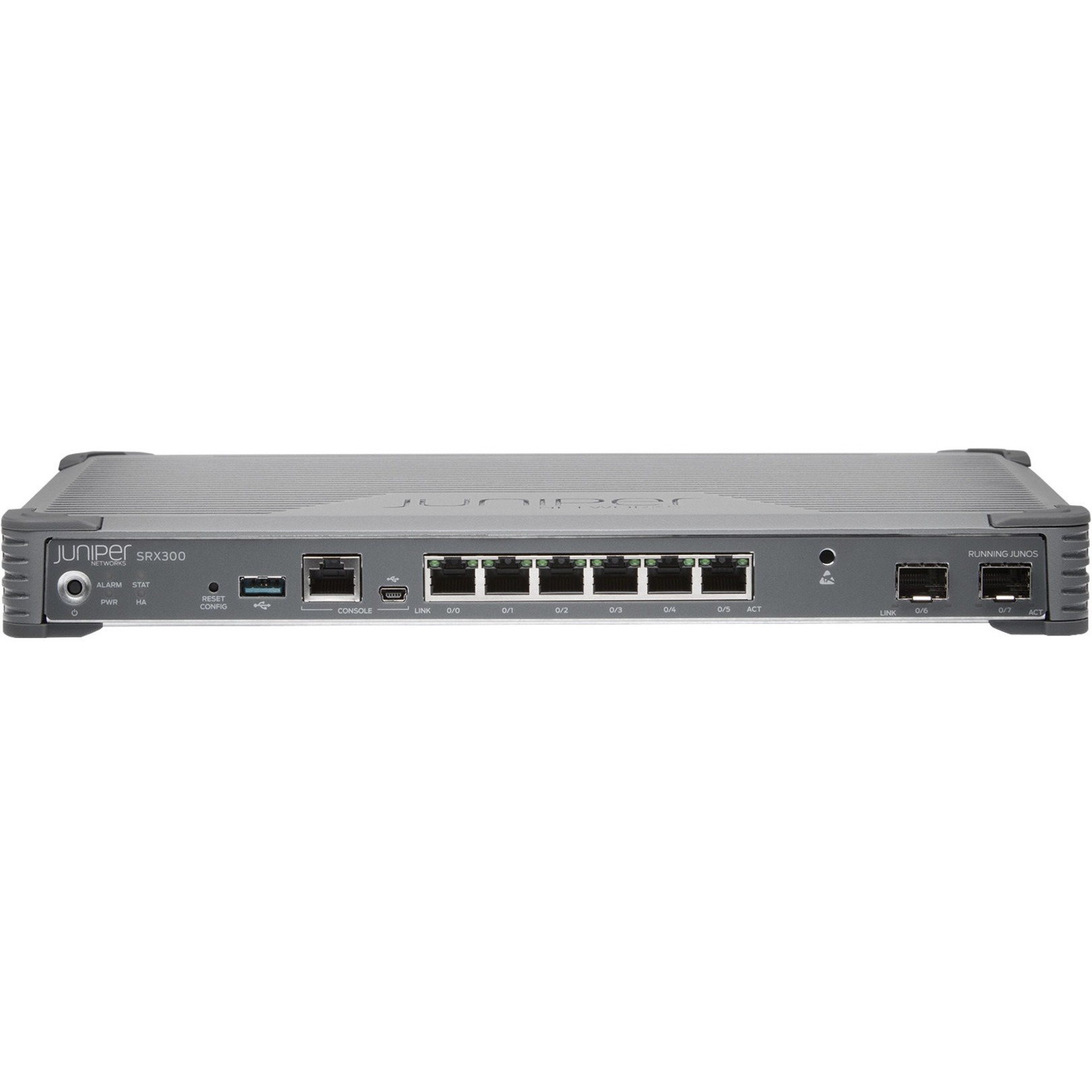 Juniper SRX300 Network Security/Firewall Appliance - Intrusion Prevention - 6 Port - 10/100/1000Base-T, 1000Base-X - Gigabit