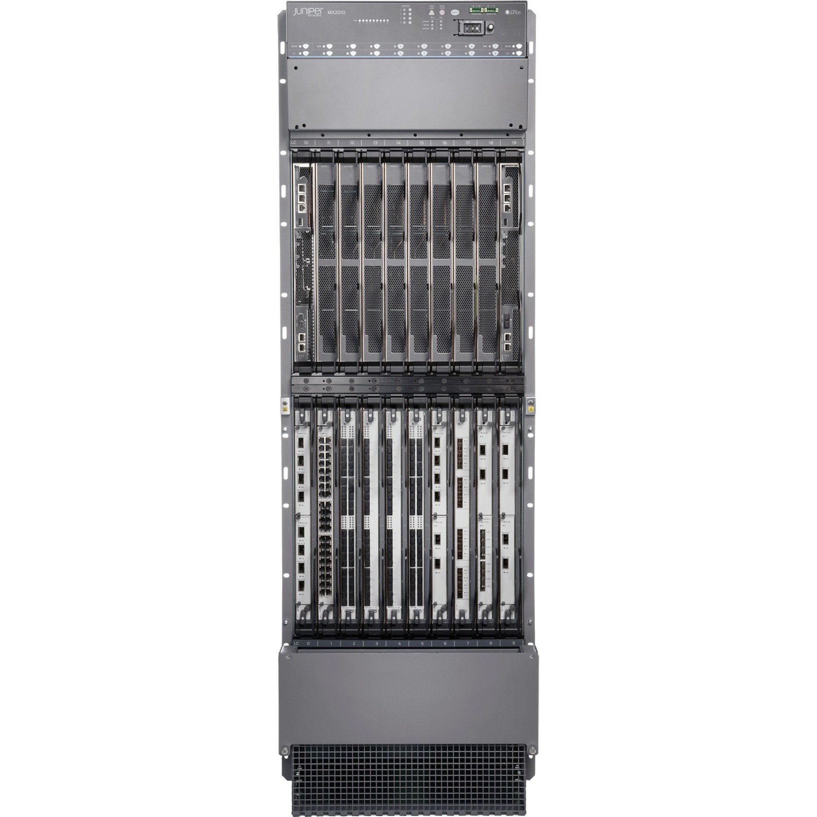 Juniper MX2010 Router Chassis - 10 - Rack-mountable - front view