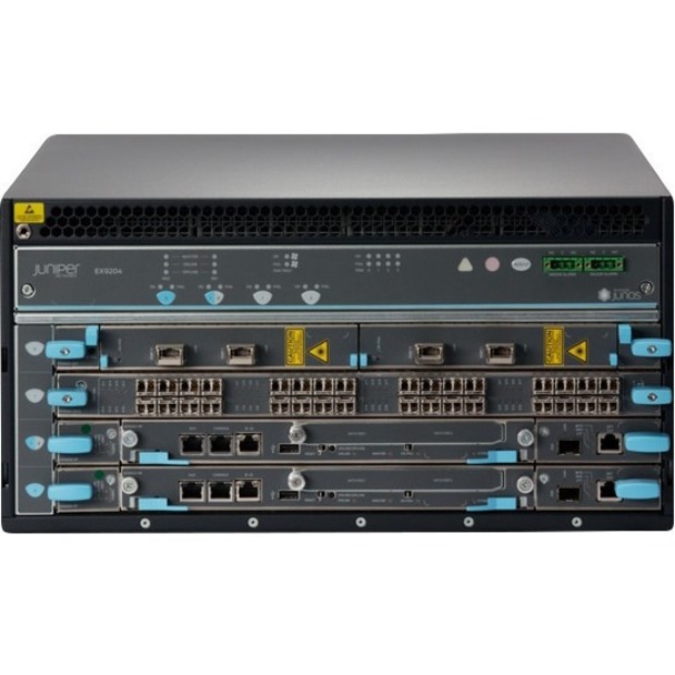 Juniper EX9204 Switch Chassis - Manageable - 3 Layer Supported - 2199 W Power Consumption - 5U - Rack-mountable - view 1