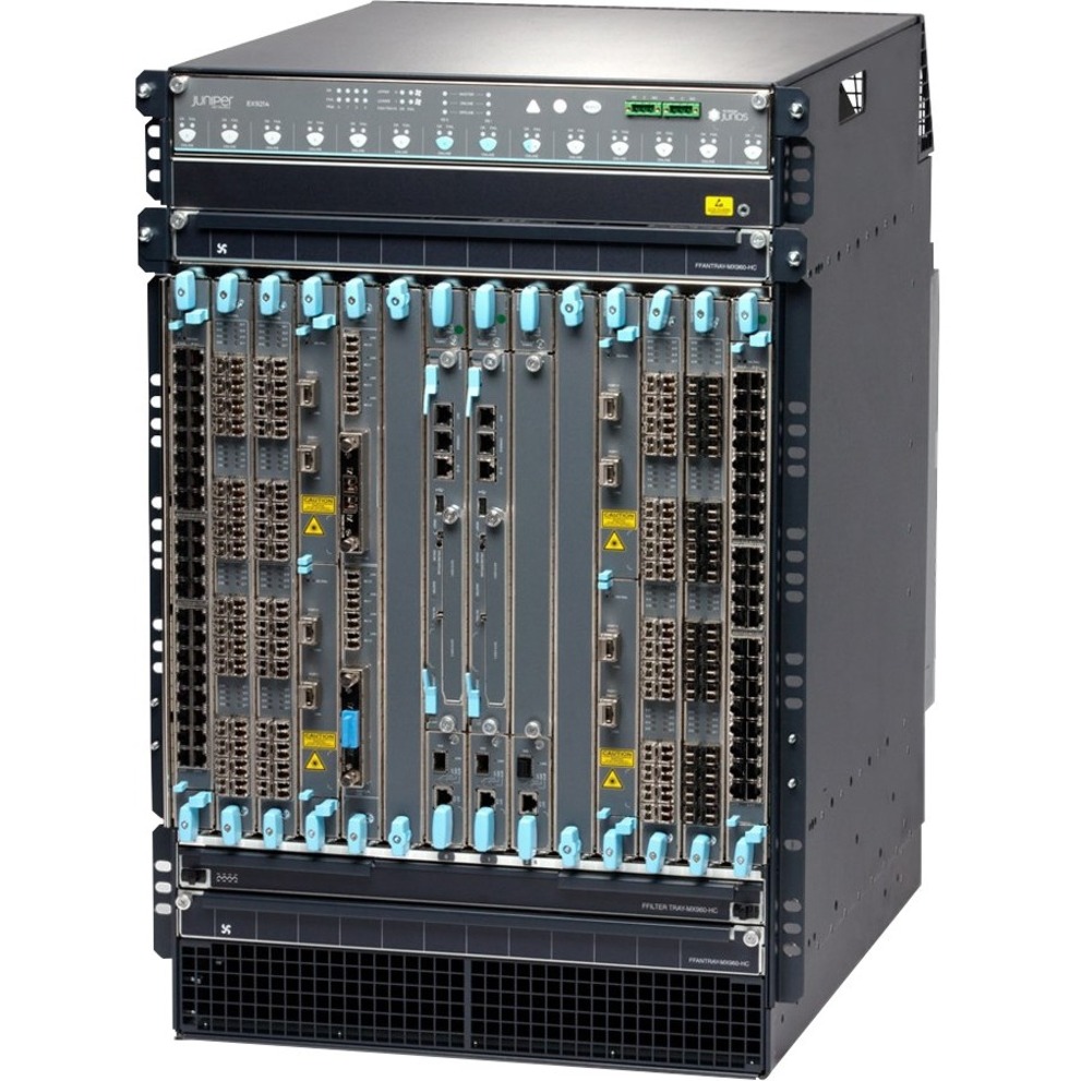 Juniper EX9200 Switch Chassis - Manageable - 3 Layer Supported - 9534 W Power Consumption - 16U - Rack-mountable - 1 Year Limited Warranty - TAA Compliant