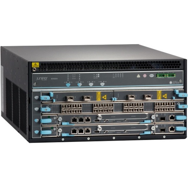 Juniper EX9200 Switch Chassis - Manageable - 3 Layer Supported - 2421 W Power Consumption - 5U - Rack-mountable - 1 Year Limited Warranty - TAA Compliant