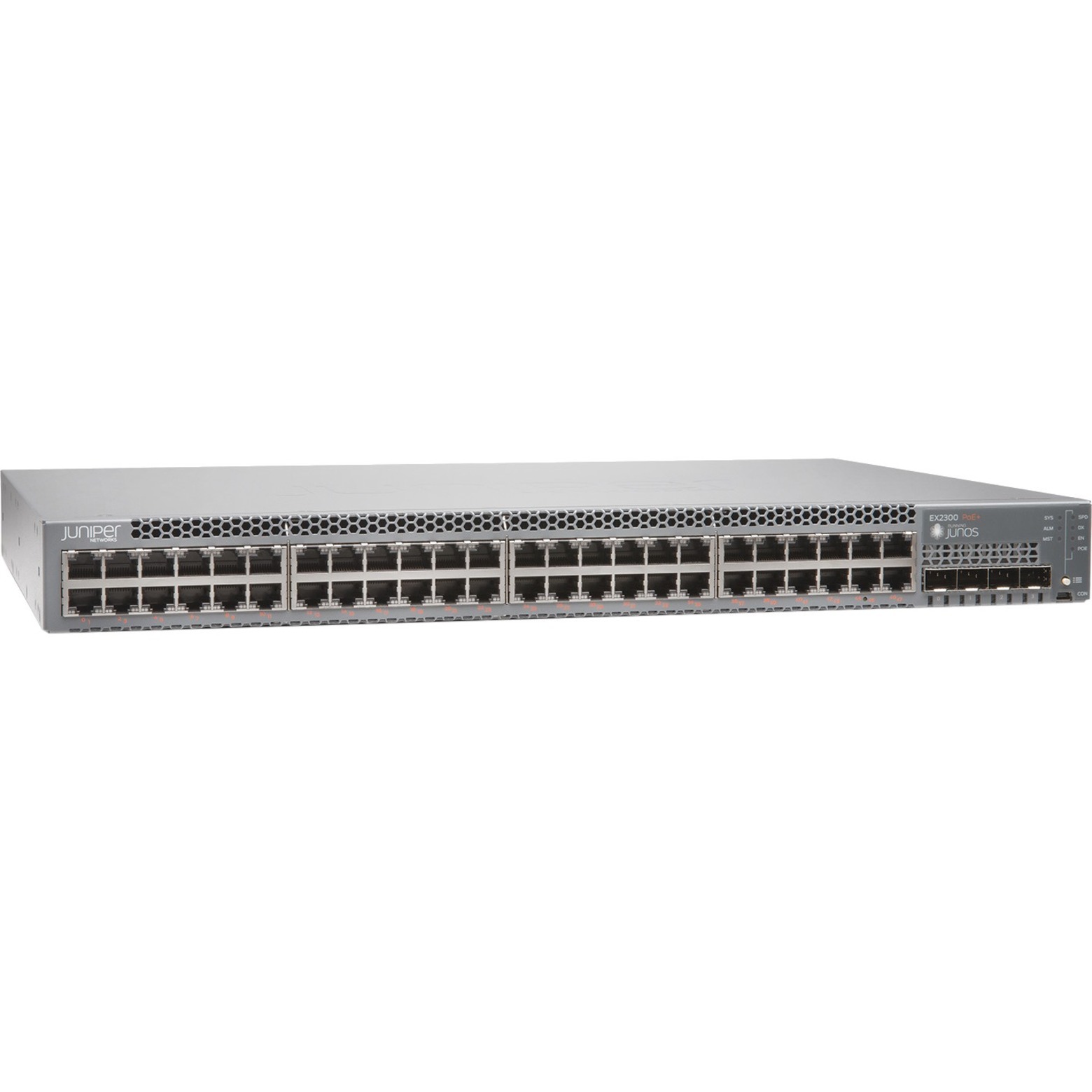 Juniper EX2300 Ethernet Switch - 48 Ports - Manageable - 3 Layer Supported - Modular - Twisted Pair, Optical Fiber - 1U - Rack-mountable, Wall Mountable, Desktop