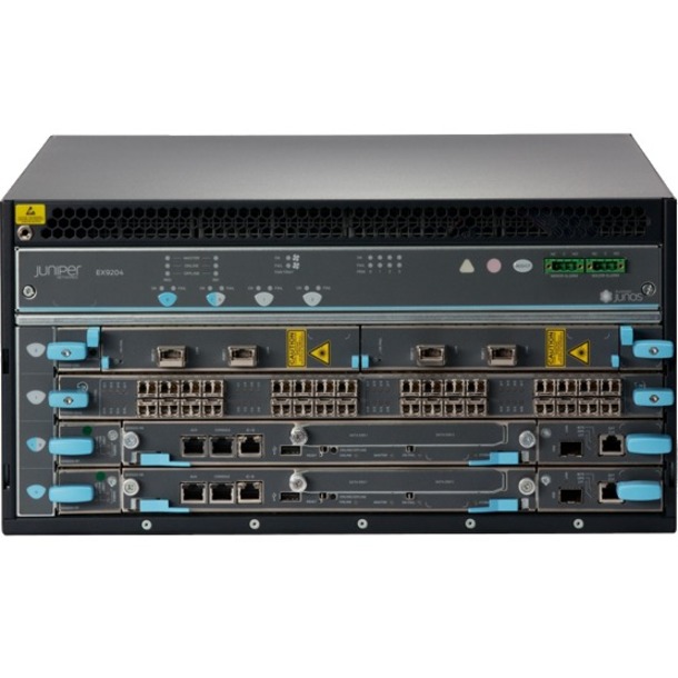 Juniper EX9200 Ethernet Switch - Manageable - 3 Layer Supported - 410 W Power Consumption - 5U - Rack-mountable - 1 Year Limited Warranty - TAA Compliant