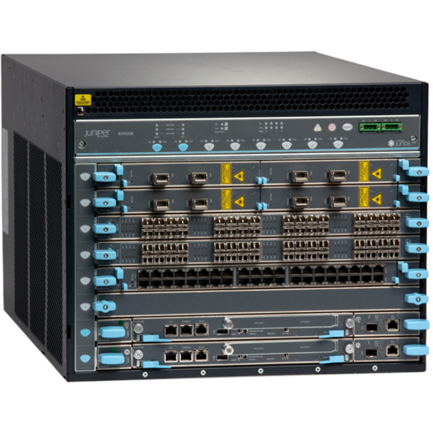 Juniper EX9200 Ethernet Switch - Manageable - 3 Layer Supported - 800 W Power Consumption - 8U - Rack-mountable - 1 Year Limi