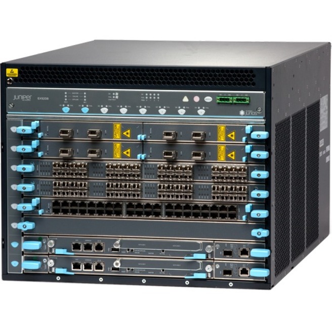 Juniper EX9200 Ethernet Switch - Manageable - 3 Layer Supported - 800 W Power Consumption - 8U - Rack-mountable - 1 Year Limited Warranty - TAA Compliant