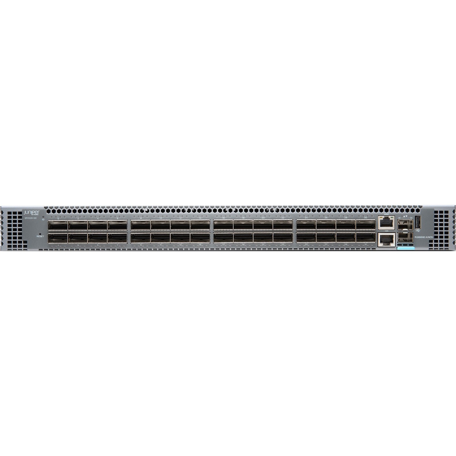 Juniper QFX5120-32C Ethernet Switch - Manageable - 100 Gigabit Ethernet - 100GBase-X - 3 Layer Supported - Modular - 515 W Power Consumption - Optical Fiber - 1U - Rack-mountable - 1 Year Limited Warranty