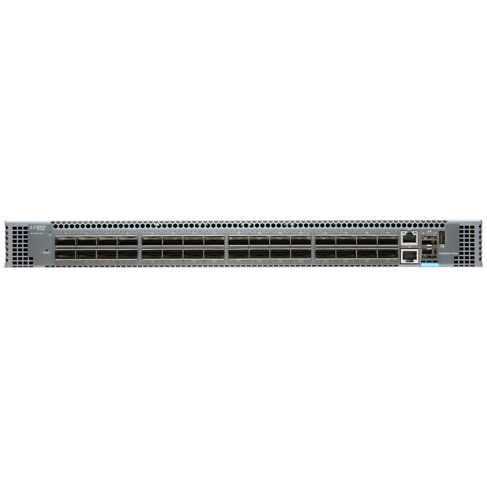 Juniper QFX5120-32C Ethernet Switch - Manageable - 100 Gigabit Ethernet - 100GBase-X - 3 Layer Supported - Modular - 515 W Power Consumption - Optical Fiber - 1U - Rack-mountable - 1 Year Limited Warranty