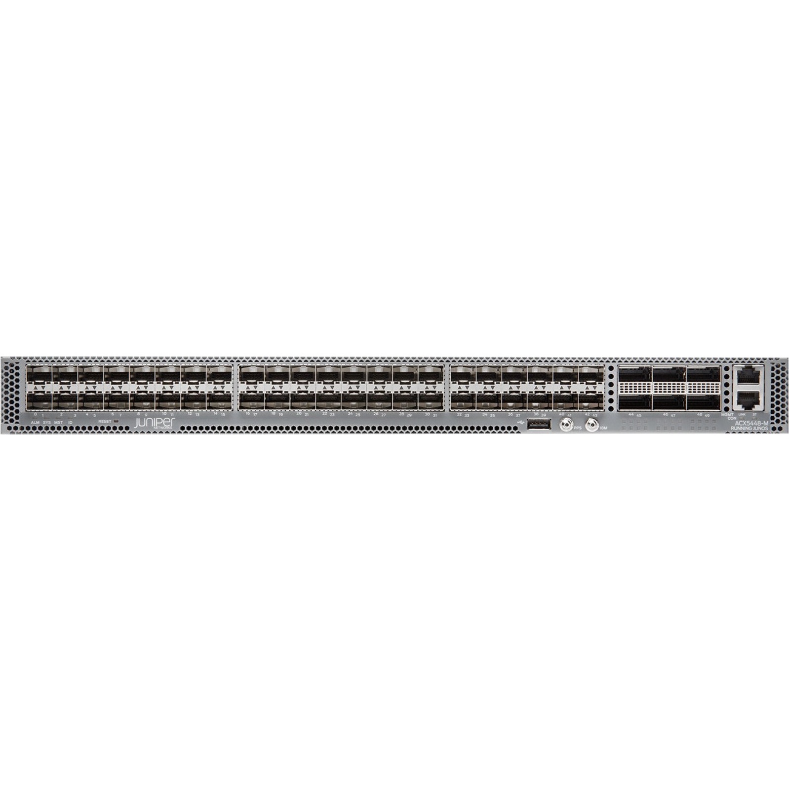 Juniper ACX5400 Universal Access Router - 50 - 100 Gigabit Ethernet - 1U - Rack-mountable - 1 Year - front view