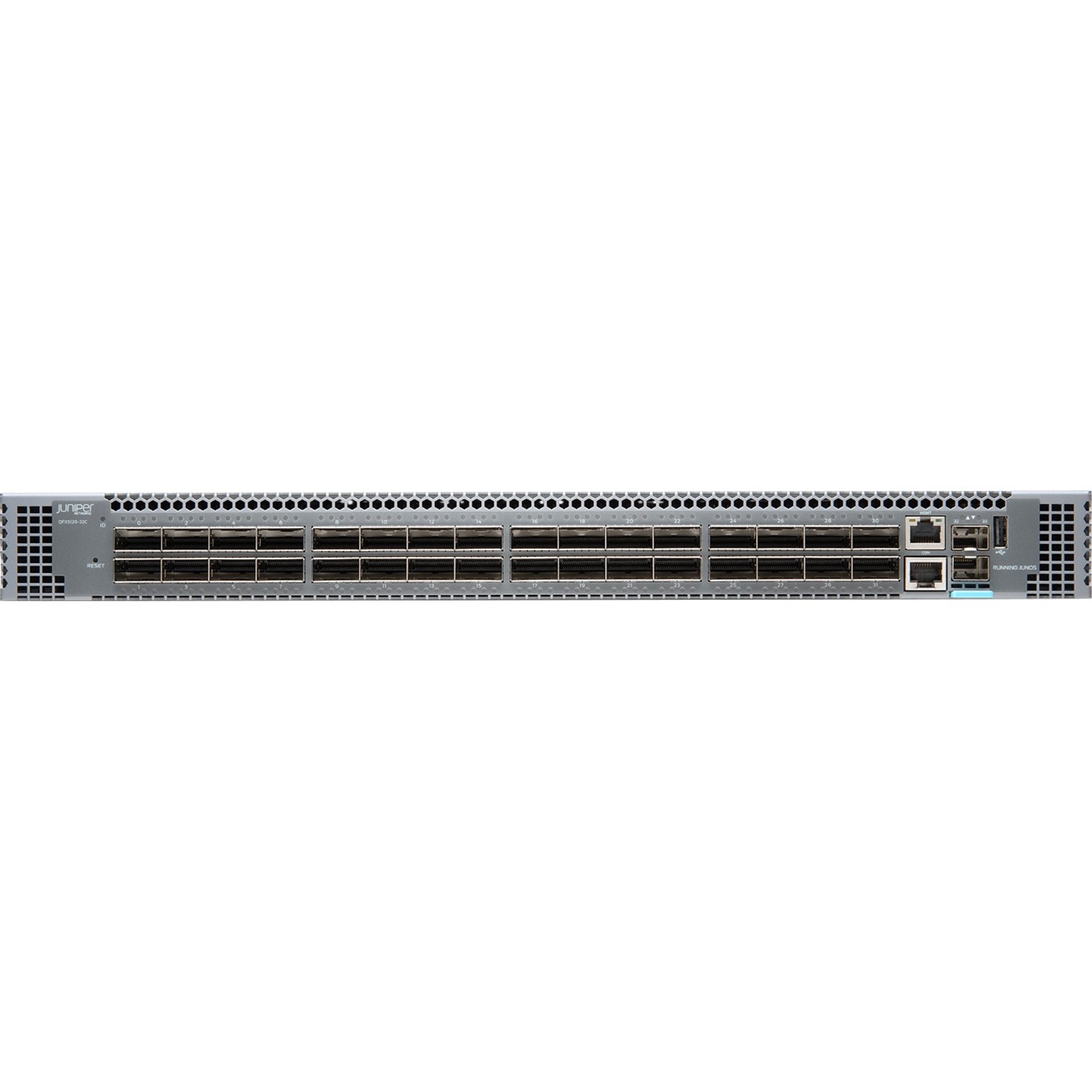 Juniper QFX5120-32C Ethernet Switch - Manageable - 3 Layer Supported - Modular - 310 W Power Consumption - Optical Fiber - 1U