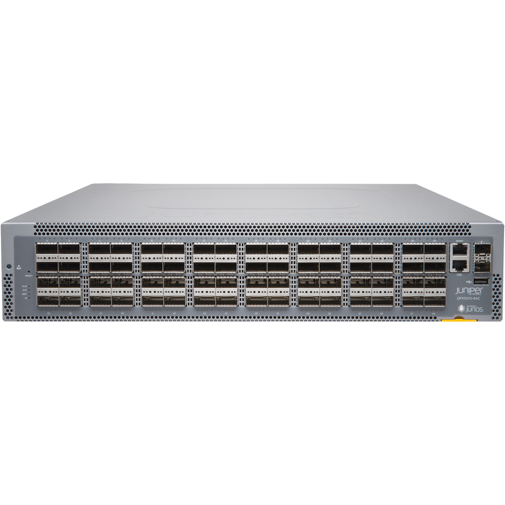Juniper QFX5210 Ethernet Switch - Manageable - 3 Layer Supported - Modular - 310 W Power Consumption - Optical Fiber - 2U - R