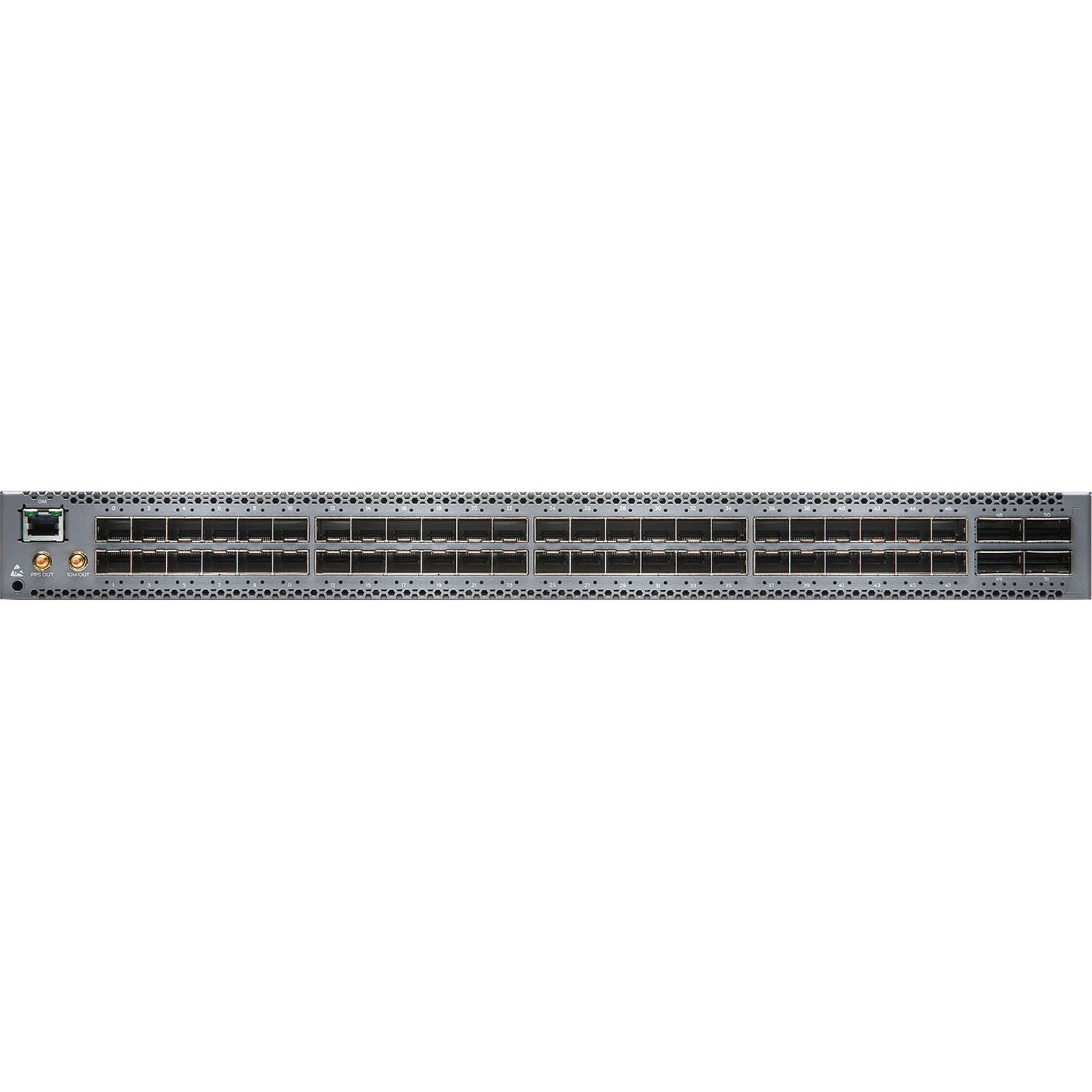 Juniper QFX5110-48S Ethernet Switch - Manageable - 10 Gigabit Ethernet, 100 Gigabit Ethernet - 10GBase-X, 100GBase-X - 3 Layer Supported - Modular - 300 W Power Consumption - Optical Fiber - 1U - Rack-mountable - 1 Year Limited Warranty - TAA Compliant