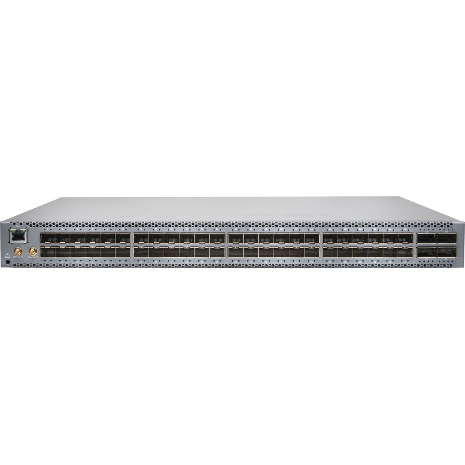Juniper QFX5110-48S Ethernet Switch - Manageable - 10 Gigabit Ethernet, 40 Gigabit Ethernet, 100 Gigabit Ethernet - 10GBase-X, 40GBase-X, 100GBase-X - 3 Layer Supported - Modular - 300 W Power Consumption - Optical Fiber - 1U - Rack-mountable - 1 Year Limited Warranty