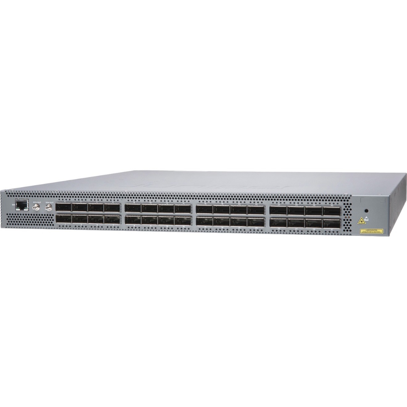 Juniper QFX5200-32C Layer 3 Switch - 3 Layer Supported - 480 W Power Consumption - Optical Fiber - 1U - Rack-mountable - 1 Ye