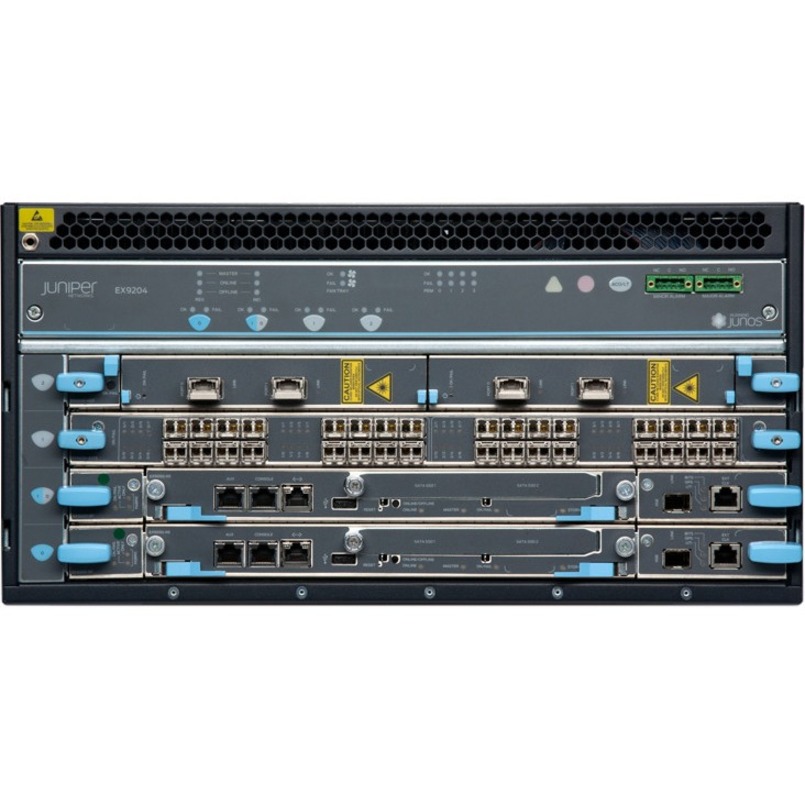 Juniper EX9200 Ethernet Switch - Manageable - 3 Layer Supported - 410 W Power Consumption - 5U - Rack-mountable - 1 Year Limited Warranty - TAA Compliant