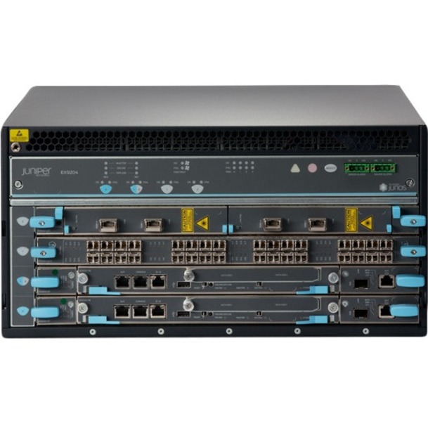 Juniper EX9200 Ethernet Switch - Manageable - 3 Layer Supported - 410 W Power Consumption - 5U - Rack-mountable - 1 Year Limi