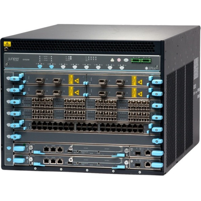 Juniper EX9200 Ethernet Switch - Manageable - 3 Layer Supported - 560 W Power Consumption - 8U - Rack-mountable - 1 Year Limi