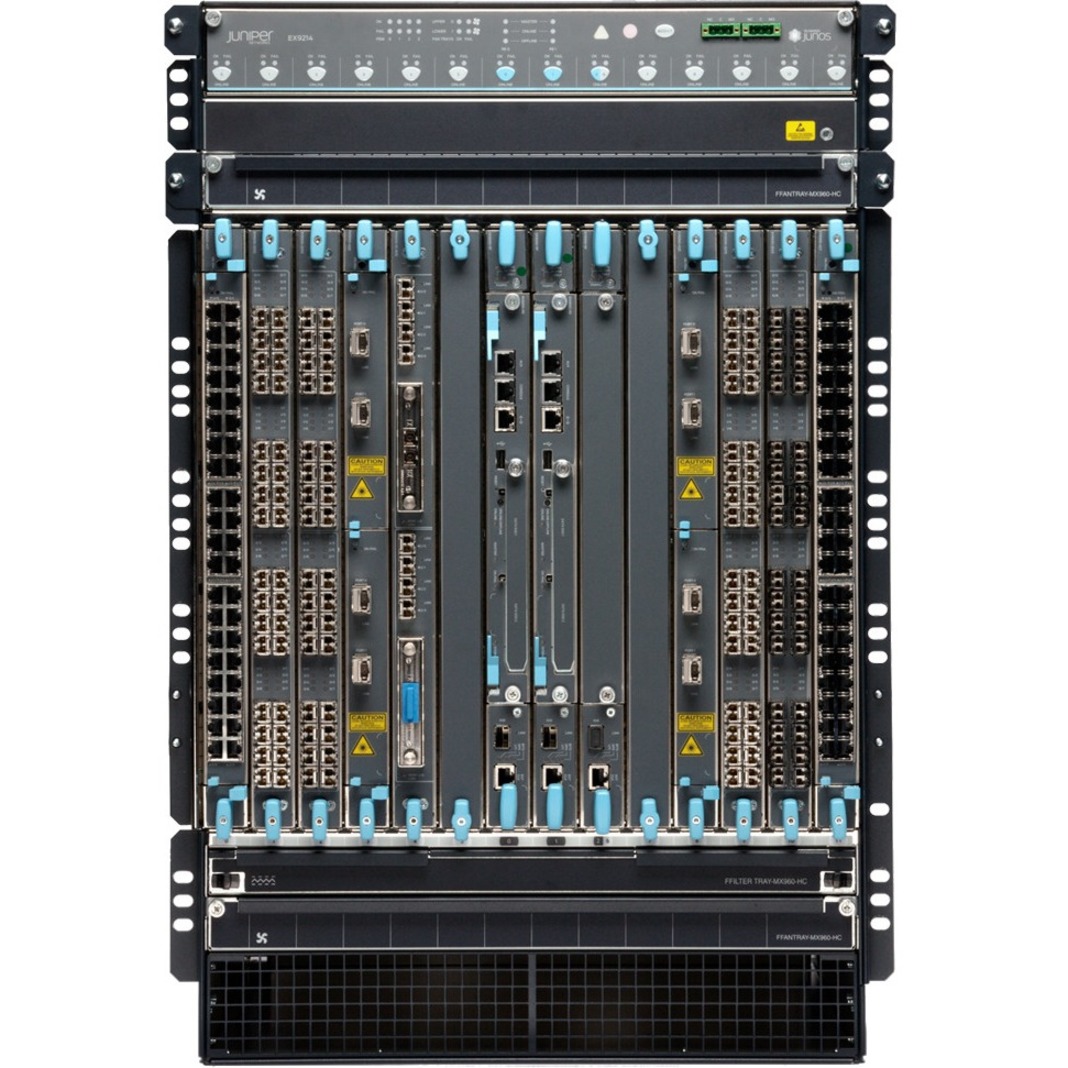 Juniper EX9200 Ethernet Switch - Manageable - 3 Layer Supported - 1290 W Power Consumption - 16U - Rack-mountable - 1 Year Li