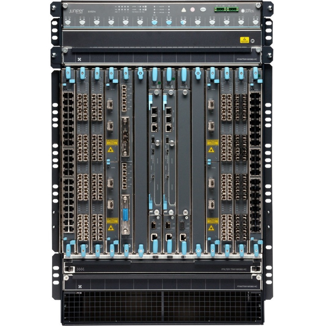 Juniper EX9200 Ethernet Switch - Manageable - 3 Layer Supported - 1290 W Power Consumption - 16U - Rack-mountable - 1 Year Li