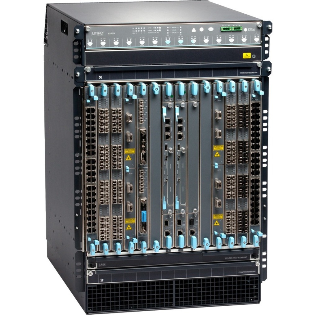 Juniper EX9200 Ethernet Switch - Manageable - 3 Layer Supported - 1290 W Power Consumption - 16U - Rack-mountable - 1 Year Limited Warranty - TAA Compliant