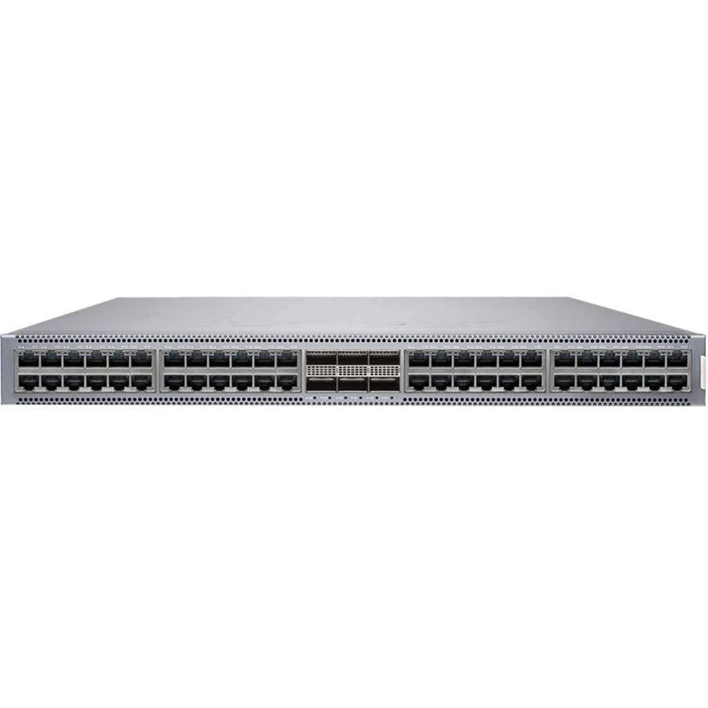 Juniper QFX5120-48T Ethernet Switch - 48 Ports - Manageable - 3 Layer Supported - Modular - 450 W Power Consumption - Twisted Pair, Optical Fiber - 1U - Rack-mountable - 1 Year Limited Warranty - TAA Compliant