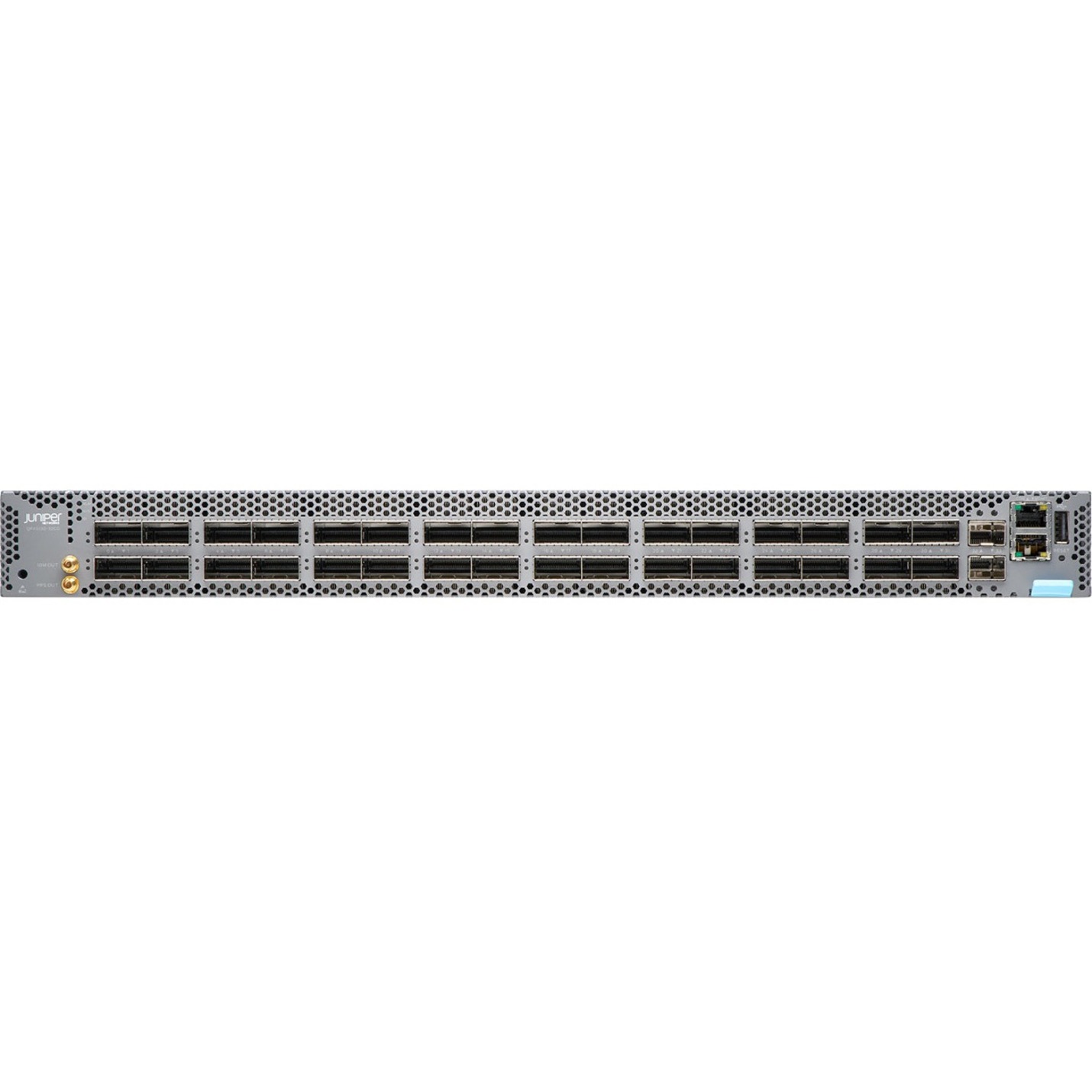 Juniper QFX5130-32CD Layer 3 Switch - 34 Ports - Manageable - 3 Layer Supported - Modular - 973 W Power Consumption - Optical Fiber - 1U - Rack-mountable - 1 Year Limited Warranty - TAA Compliant