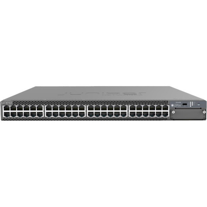 Juniper EX4400-48F-DC-AFI Ethernet Switch - Manageable - 3 Layer Supported - Modular - 36 SFP Slots - Twisted Pair, Optical Fiber - 1U - Rack-mountable
