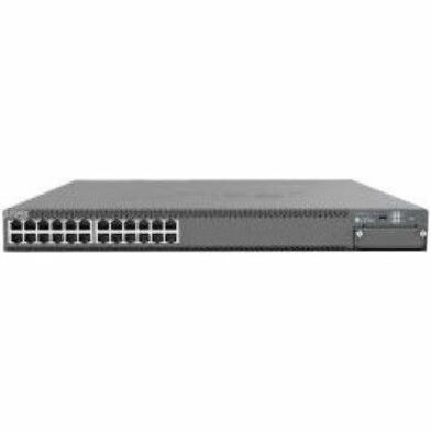 Juniper EX4400-24T Ethernet Switch - 24 Ports - Manageable - Gigabit Ethernet, 25 Gigabit Ethernet, 100 Gigabit Ethernet - 10/100/1000Base-T, 25GBase-X, 100GBase-X - 3 Layer Supported - Modular - Twisted Pair, Optical Fiber - 1U - Rack-mountable