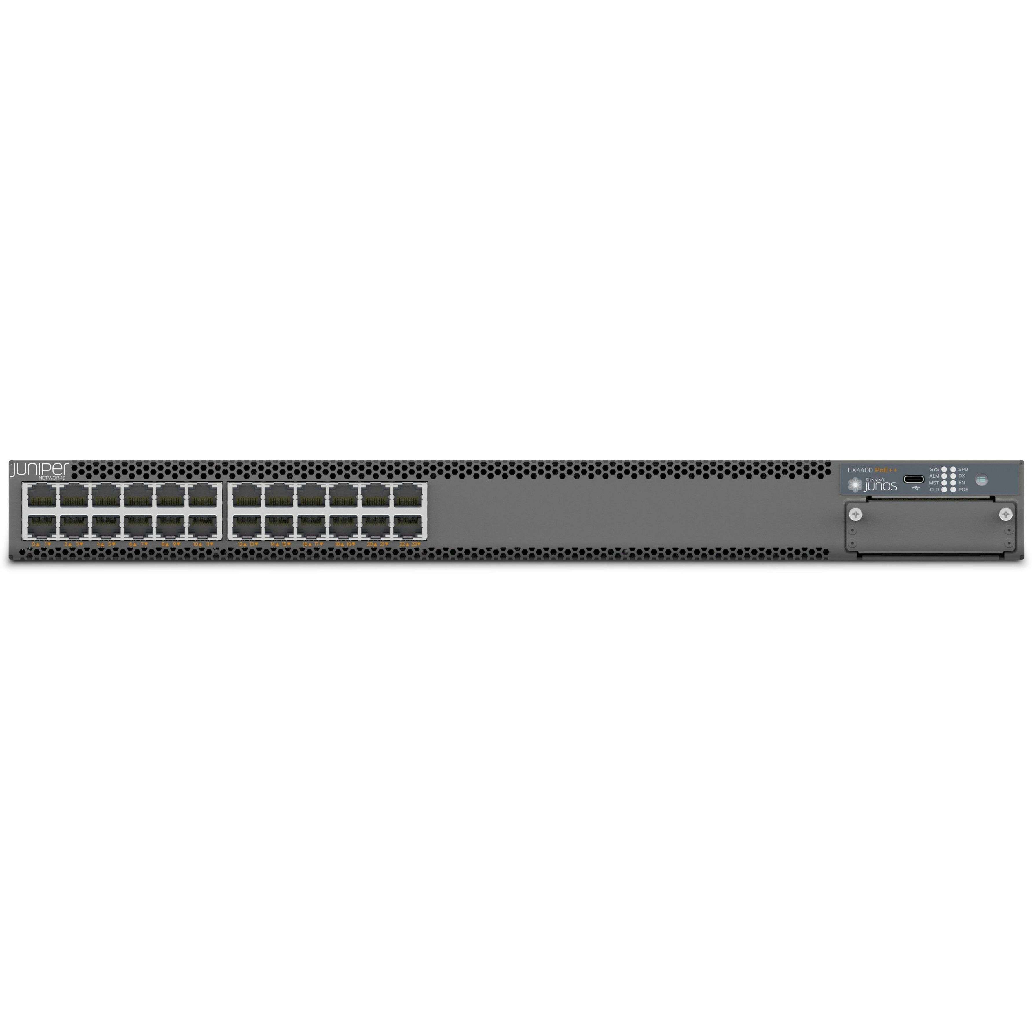 Juniper EX4400 Ethernet Switch - Manageable - 3 Layer Supported - Rack-mountable, Wall Mountable - Lifetime Limited Warranty