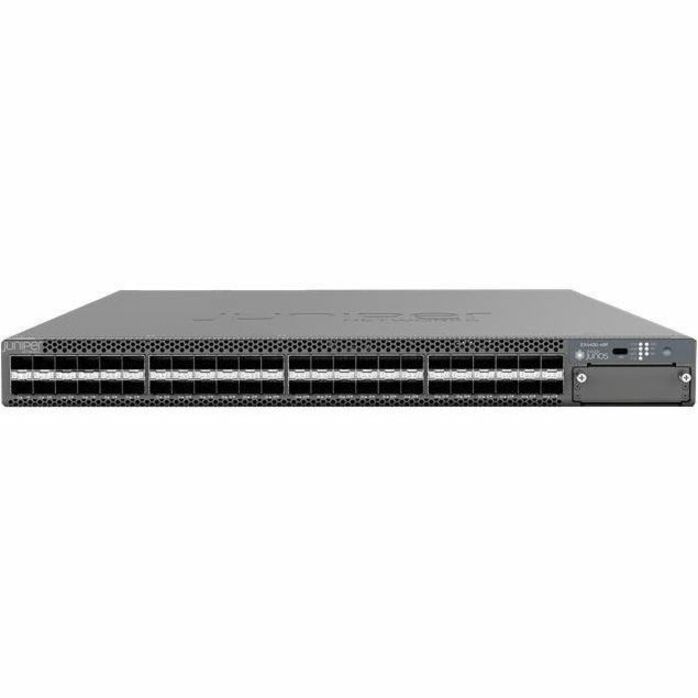 Juniper EX4400-48F-DC Ethernet Switch - Manageable - 10 Gigabit Ethernet, Gigabit Ethernet - 10GBase-X, 1000Base-X - 3 Layer Supported - Modular - 36 SFP Slots - Optical Fiber - 1U - Rack-mountable - 1 Year Limited Warranty