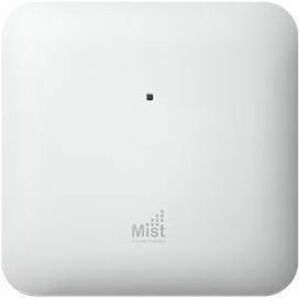 Mist AP33 Dual Band Wi-Fi 6 IEEE 802.11 a/b/g/n/ac/ax 3 Gbit/s Wireless Access Point - Indoor - 2.40 GHz, 5 GHz - 6 x Internal Antenna(s) - Internal - MIMO Technology - Multi User MIMO - 2 x Network (RJ-45) - 2.5 Gigabit Ethernet, Gigabit Ethernet - Bluetooth 5 - Rail-mountable