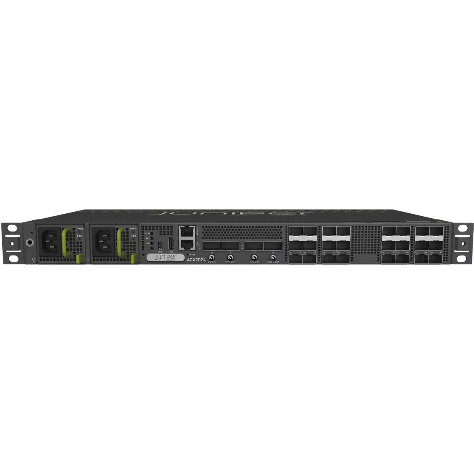 Juniper ACX7024 Router - 28 - 100 Gigabit Ethernet - IEEE 802.1Q, IEEE 802.3ad, IEEE 802.1ad - 1U - Rack-mountable