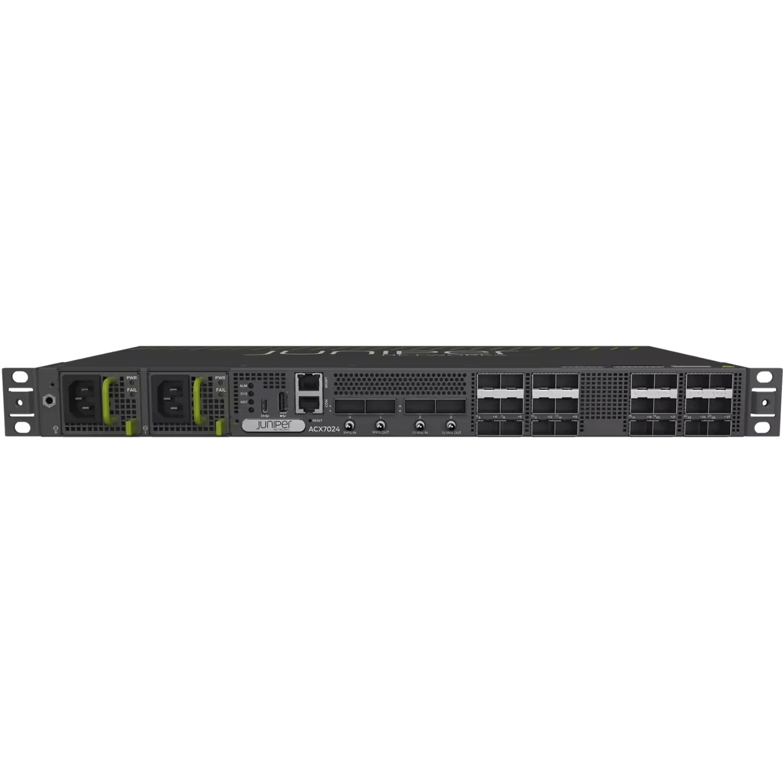 Juniper ACX7024 Router - 28 - 100 Gigabit Ethernet - IEEE 802.1Q, IEEE 802.3ad, IEEE 802.1ad - 1U - Rack-mountable