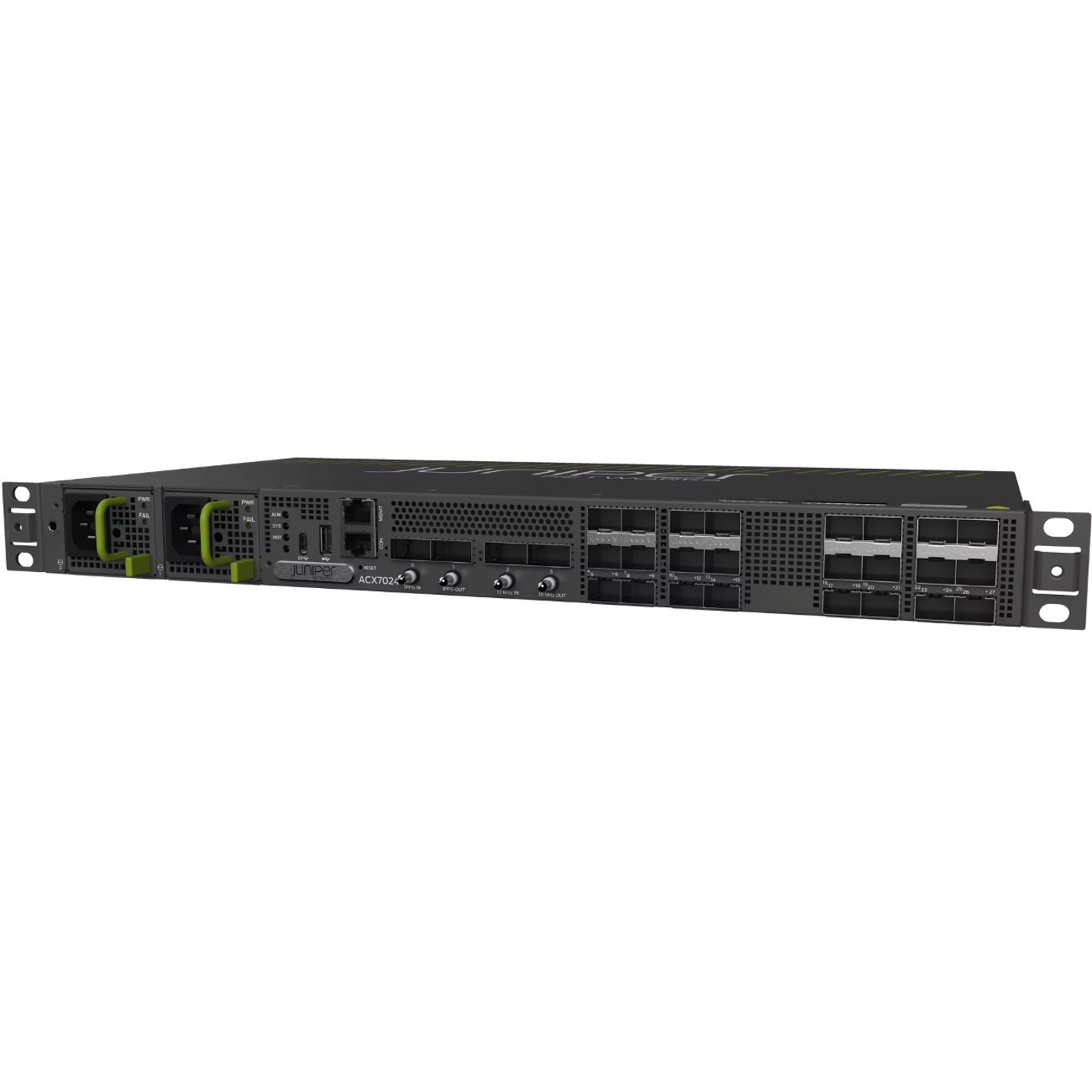 Juniper ACX7024 Router - 28 - 100 Gigabit Ethernet - IEEE 802.1Q, IEEE 802.3ad, IEEE 802.1ad - 1U - Rack-mountable