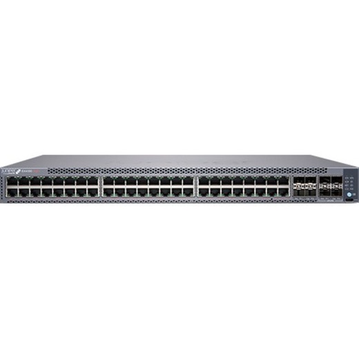 Juniper EX4100 Switch Chassis - 48 Ports - Manageable - Gigabit Ethernet - 10/100/1000Base-T - 3 Layer Supported - Twisted Pair - PoE Ports - 1U - Rack-mountable, Wall Mountable - Lifetime Limited Warranty
