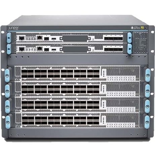 Juniper MX10004 Router Chassis - 4 - 400 Gigabit Ethernet - 42U - Rack-mountable - 1 Year
