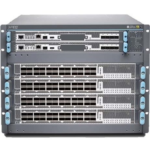 Juniper MX10004 Router Chassis - 4 - 400 Gigabit Ethernet - 42U - Rack-mountable - 1 Year