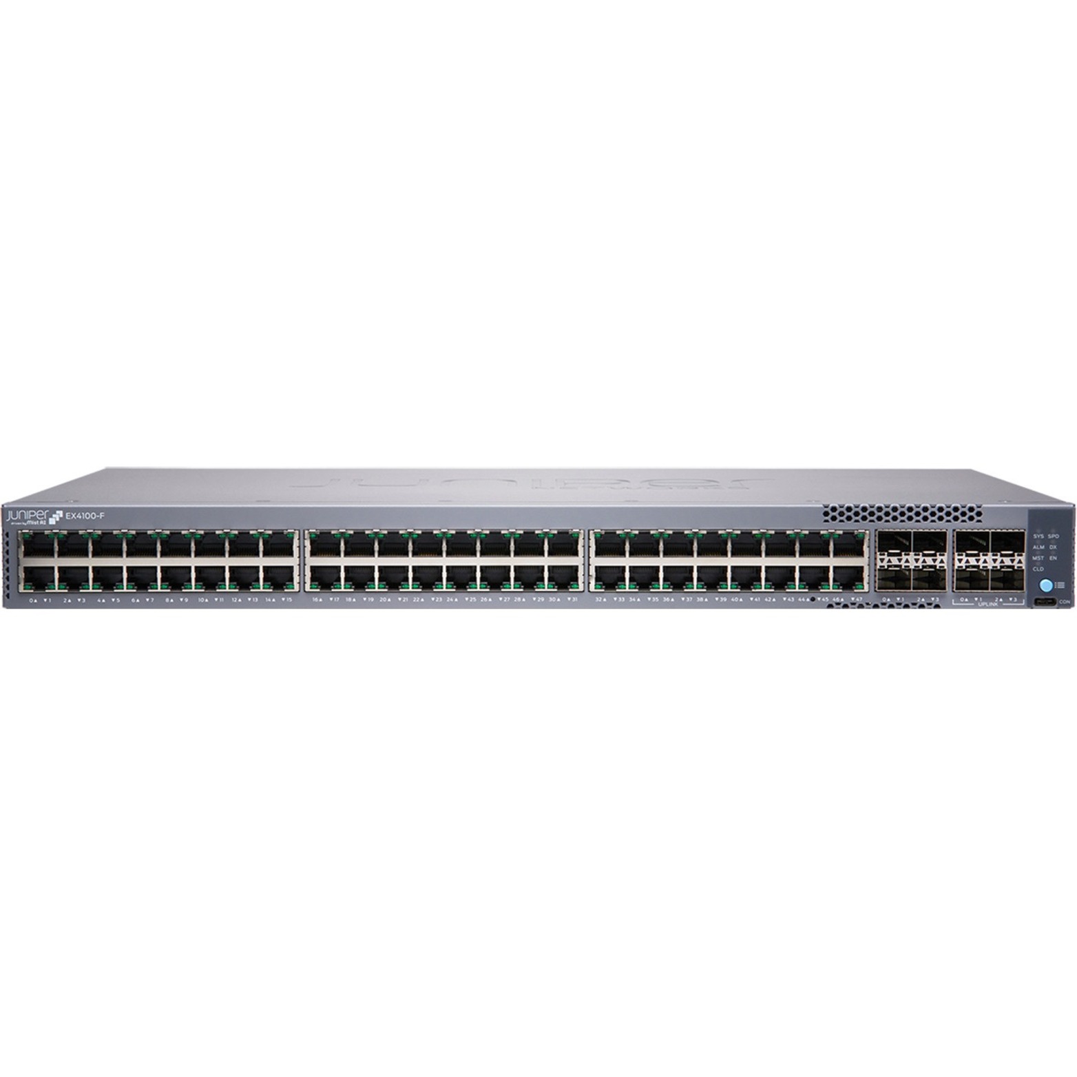Juniper EX4100-F-48T Ethernet Switch - 48 Ports - Manageable - Gigabit Ethernet, 10 Gigabit Ethernet - 10/100/1000Base-T, 10G