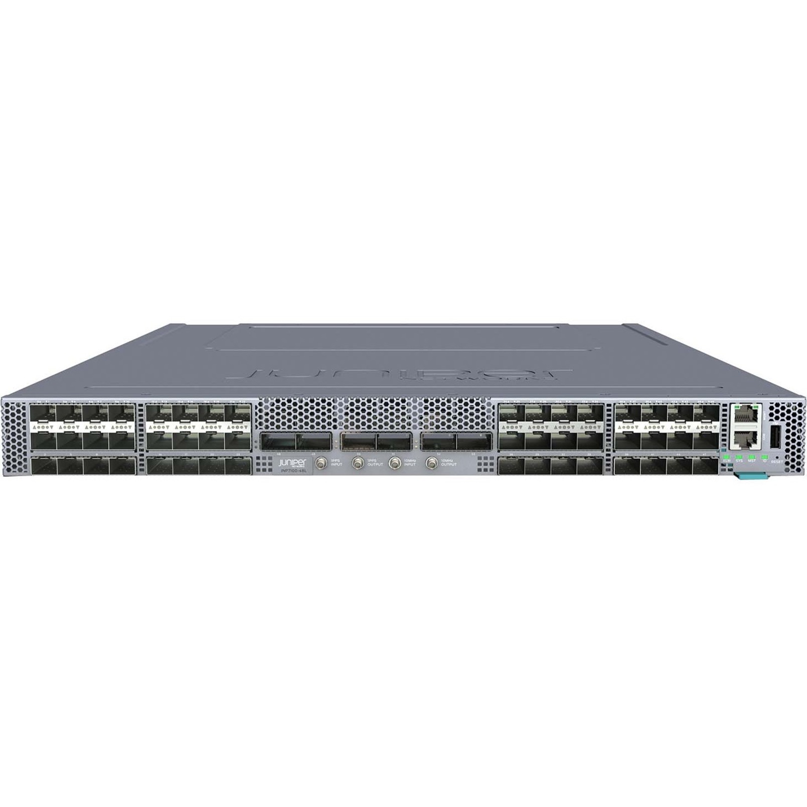 Juniper ACX7100-48L Router Chassis - 54 - 400 Gigabit Ethernet - IEEE 802.1ad, IEEE 802.1Q, IEEE 802.3ad - 1U - Rack-mountable - 1 Year