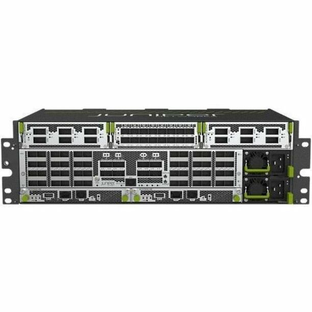 Juniper ACX7348 Router Chassis - 56 SFP28 Slots, QSFP28 Slots - 64 GB - 100 Gigabit Ethernet - 3U - Rack-mountable, Rail Mountable