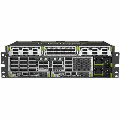 Juniper ACX7332 Router Chassis - 40 SFP28 Slots, QSFP28 Slots - 64 GB - 100 Gigabit Ethernet - 3U - Rack-mountable, Rail Mountable
