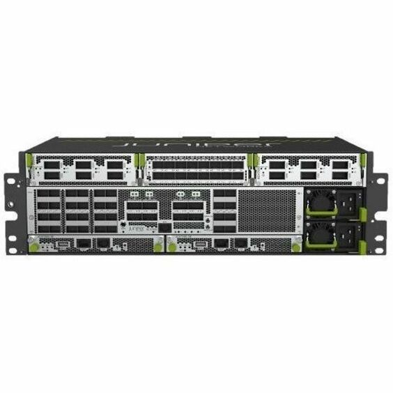 Juniper ACX7332 Router Chassis - 40 SFP28 Slots, QSFP28 Slots - 64 GB - 100 Gigabit Ethernet - 3U - Rack-mountable, Rail Mountable