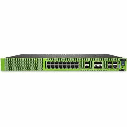 Juniper SRX1600 High Availability Firewall - Intrusion Prevention - 16 Port - 10/100/1000Base-T, 10GBase-X - 25 Gigabit Ethernet - 24 Gbit/s Firewall Throughput - SSL, DES-CBC, AEC-CBC, AES-GCM, MD5, SHA-256, SHA-196, 3DES-CBC - 16 x RJ-45 - 6 Total Expansion Slots - 1U - Rack-mountable - TAA Compliant