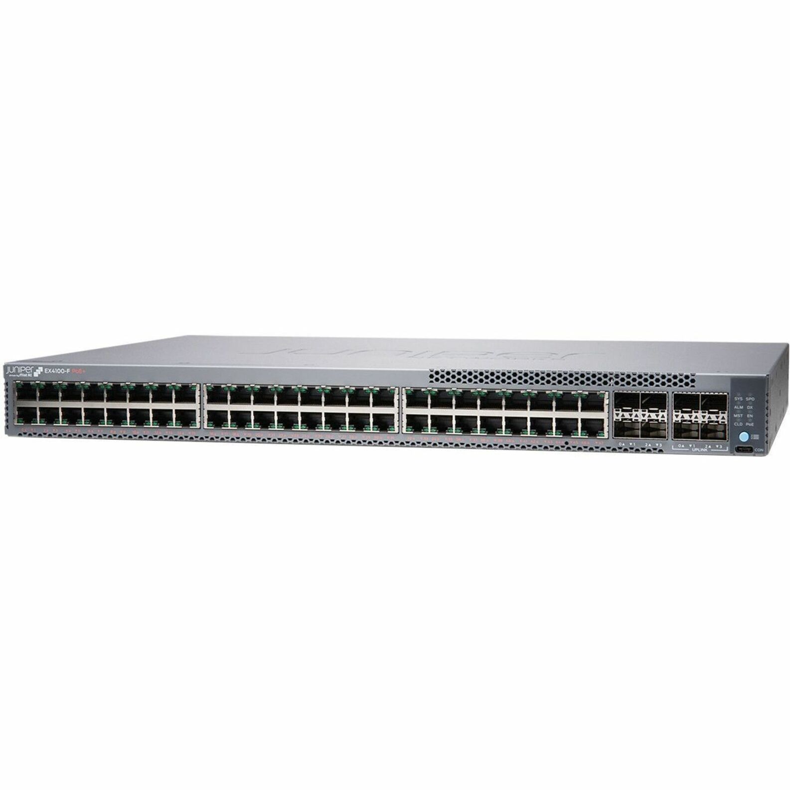 Juniper EX4100-F-48P Ethernet Switch - 48 Ports - Manageable - Gigabit Ethernet, 10 Gigabit Ethernet - 10/100/1000Base-T, 10G