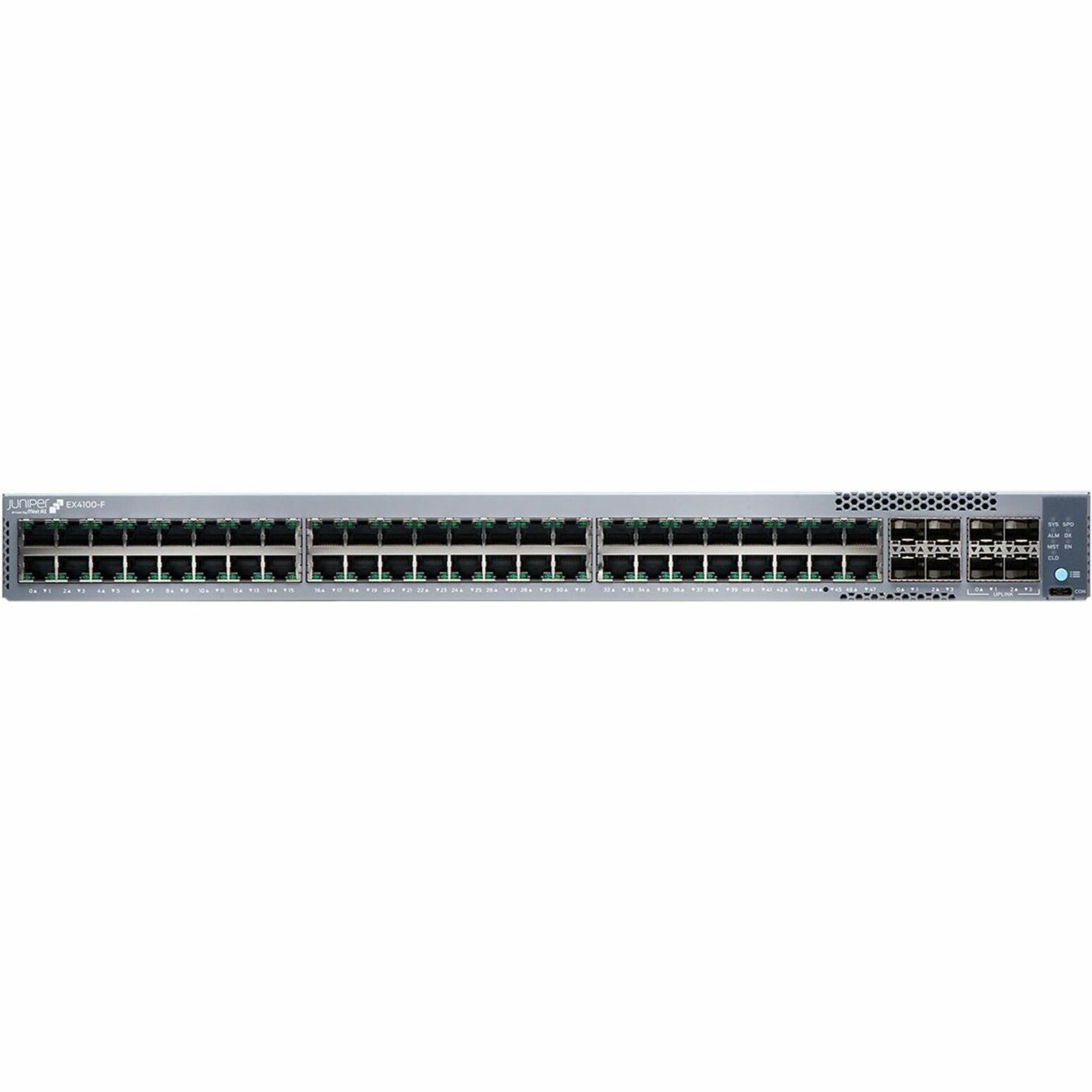 Juniper EX4100-F-48T Ethernet Switch - 48 Ports - Manageable - Gigabit Ethernet, 10 Gigabit Ethernet - 10/100/1000Base-T, 10G