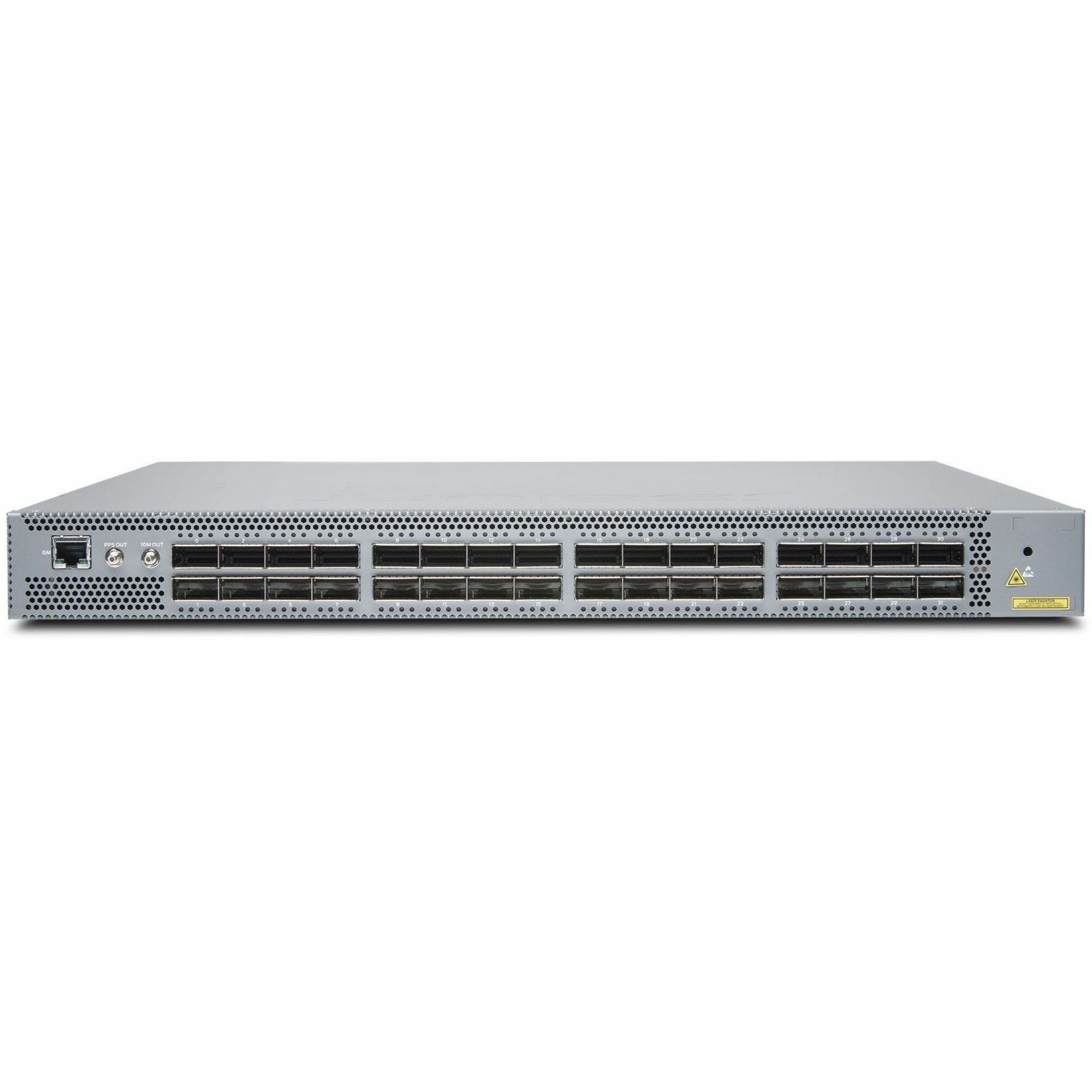 Juniper QFX5220-32CD Ethernet Switch - Manageable - 400 Gigabit Ethernet, 10 Gigabit Ethernet - 10GBase-X - 3 Layer Supported - Modular - 958 W Power Consumption - Optical Fiber - 1U - Rack-mountable - 1 Year Limited Warranty - TAA Compliant
