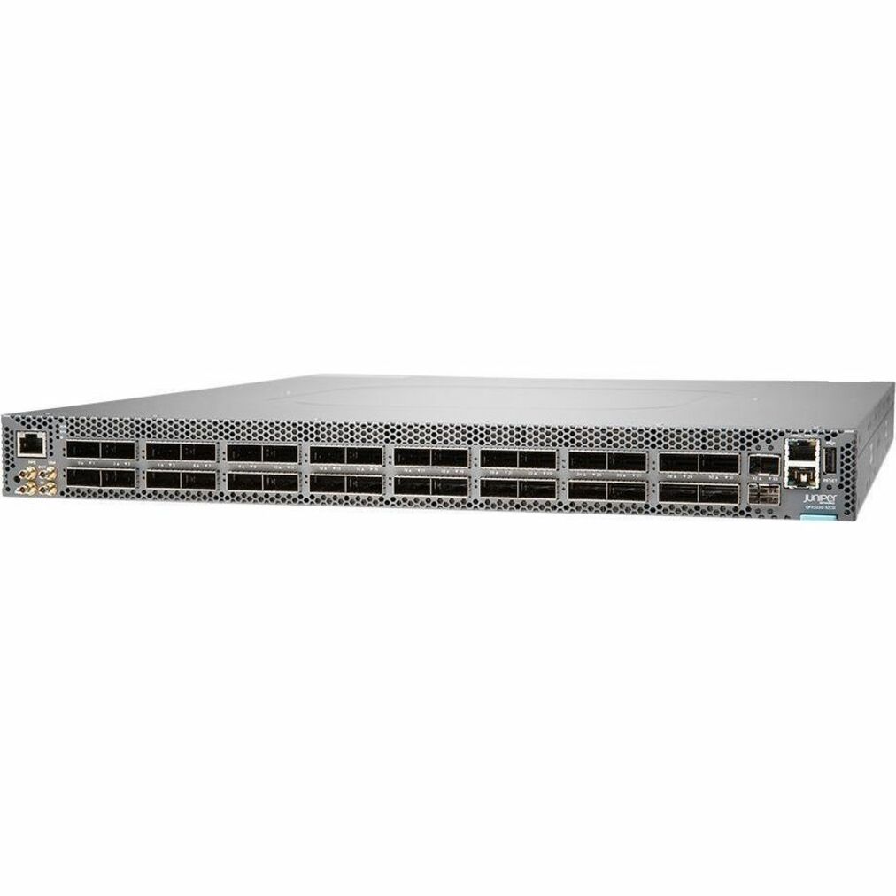 Juniper QFX5220-32CD Ethernet Switch - Manageable - 400 Gigabit Ethernet, 10 Gigabit Ethernet - 10GBase-X - 3 Layer Supported - Modular - 958 W Power Consumption - Optical Fiber - 1U - Rack-mountable - 1 Year Limited Warranty - TAA Compliant