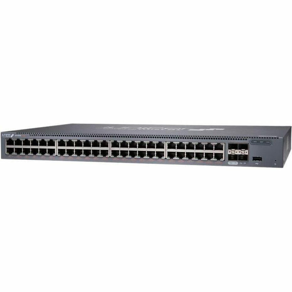 Juniper EX4000-48P Ethernet Switch - 48 Ports - Manageable - Gigabit Ethernet, 10 Gigabit Ethernet - 1000Base-T, 10GBase-X - 3 Layer Supported - Modular - 740 W Power Consumption - 740 W PoE Budget - Twisted Pair, Optical Fiber - PoE Ports - Compact, Rack-mountable