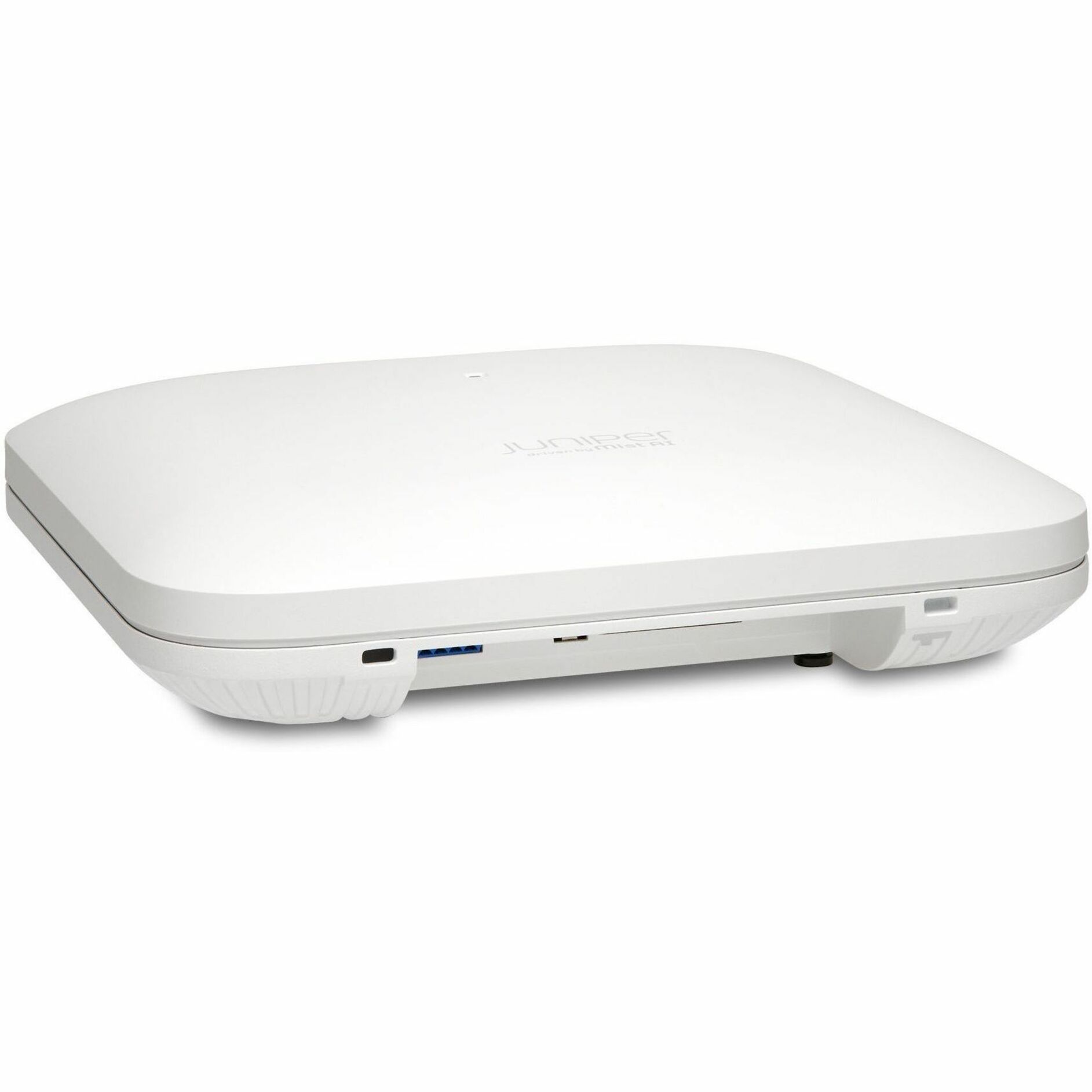 Juniper AP43 Dual Band Wi-Fi 6 IEEE 802.11 a/b/g/n/ac/ax 4.80 Gbit/s Wireless Access Point - Indoor - 2.40 GHz, 5 GHz - 8 x Internal Antenna(s) - Internal - MIMO Technology - Single User/Multi User MIMO - 2 x Network (RJ-45) - 2.5 Gigabit Ethernet, Gigabit Ethernet, Fast Ethernet, Ethernet - Bluetooth 5 - Rail-mountable
